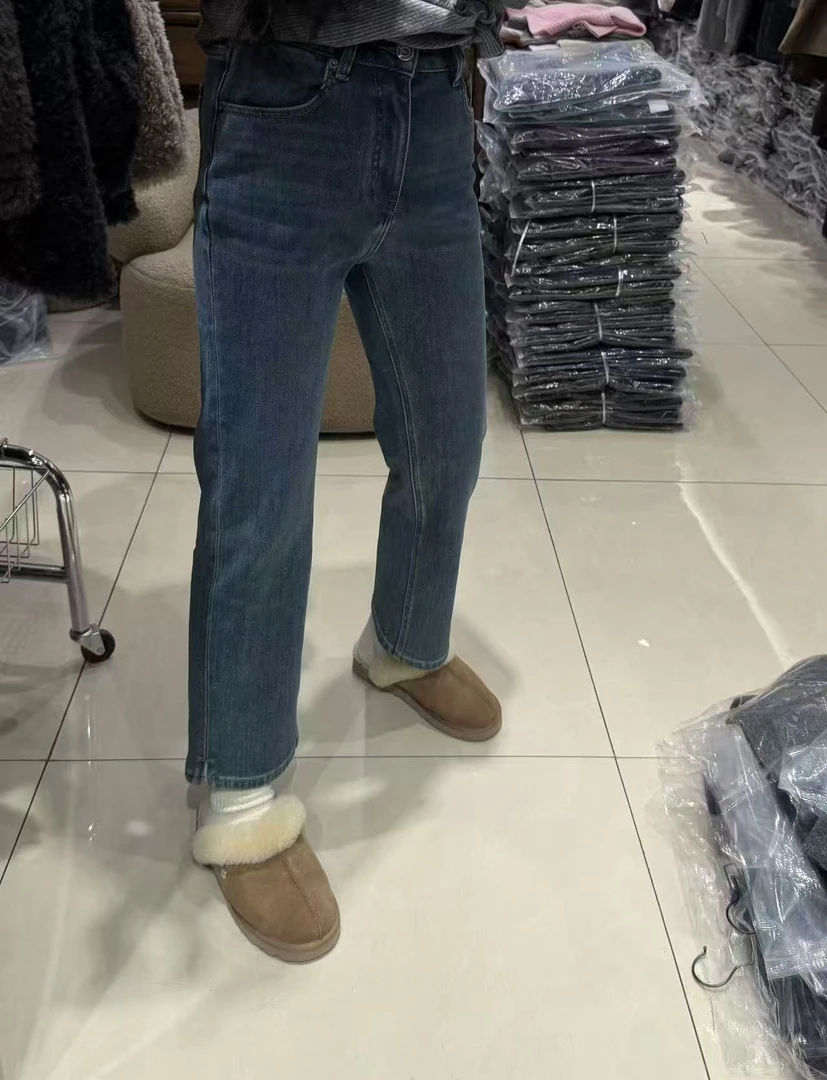 秋冬弹力九分烟管牛仔裤（祐祐女装）