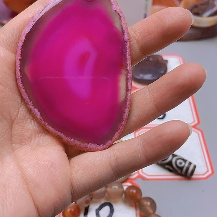 【闪购商品】玛瑙/玉髓珠宝半成品未镶嵌水*