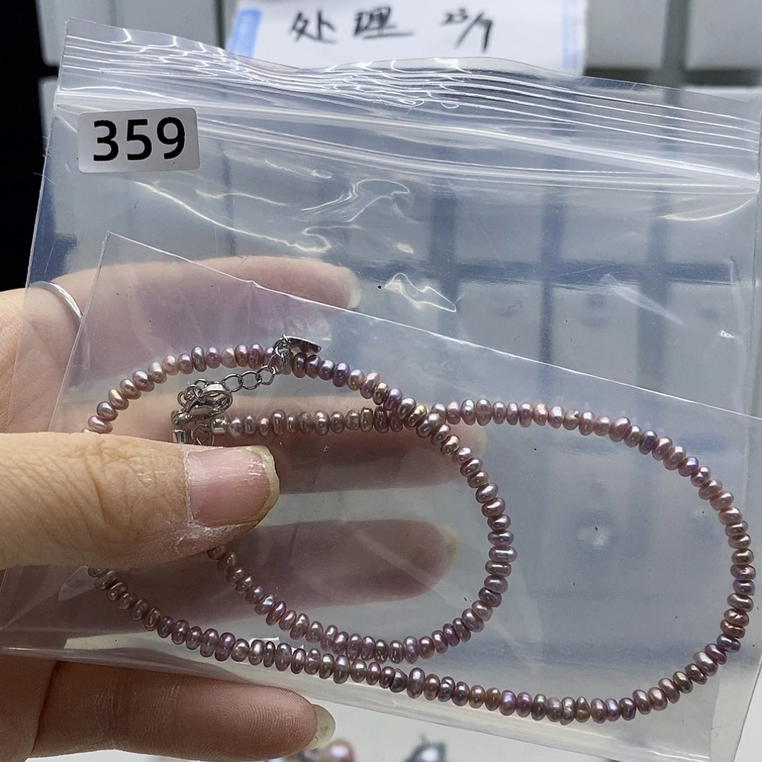 颈饰合金淡水珍珠