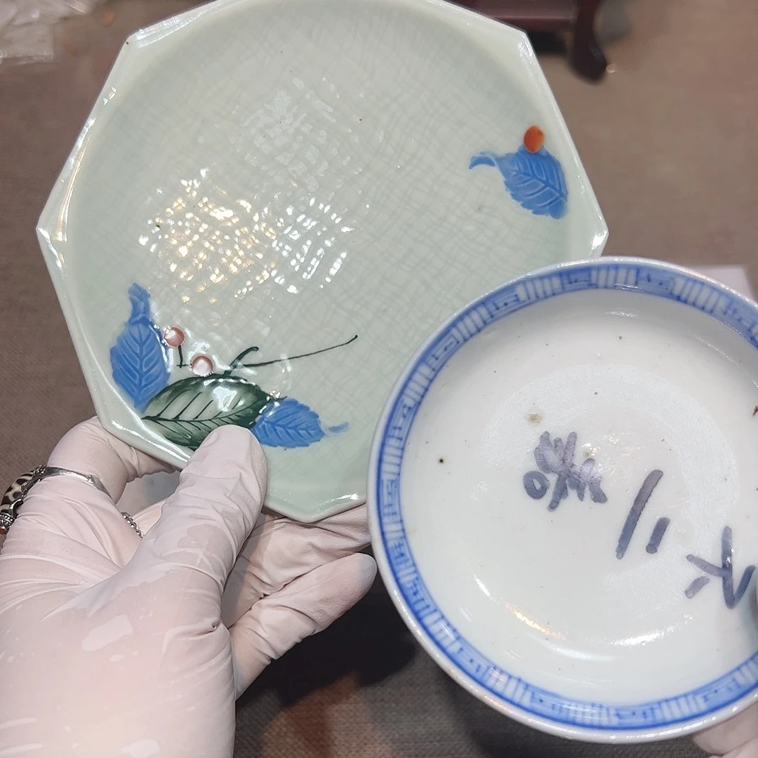 瓷片沐*瓷器满58包邮包邮包邮