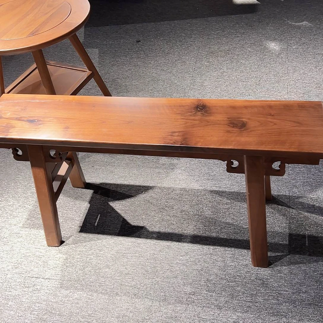 木长条凳 核桃木原木