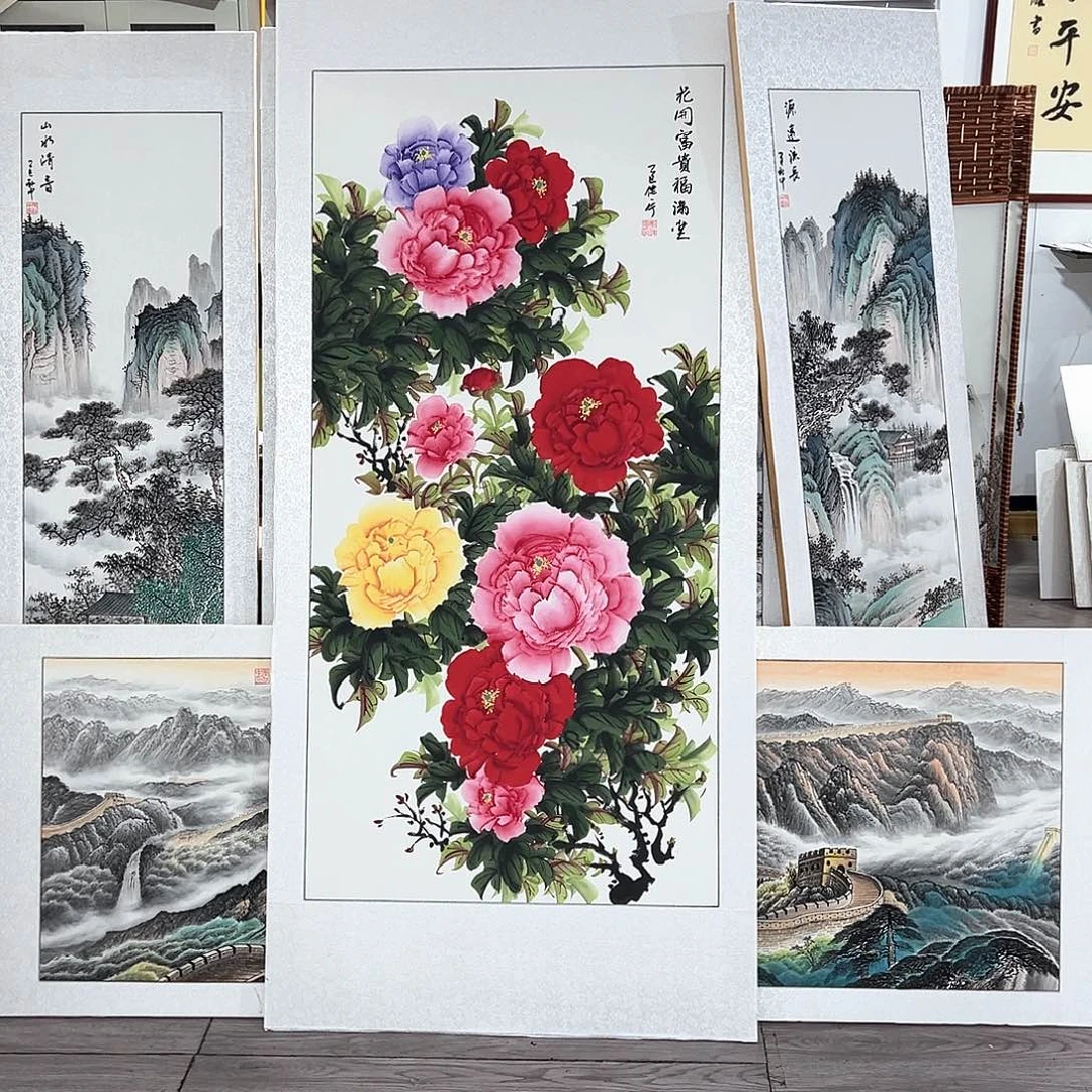悠***观国画手绘保证假一罚万