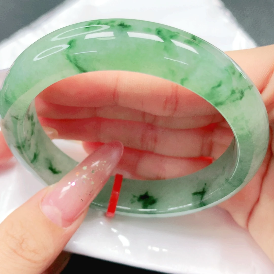 翡翠未镶嵌手镯58