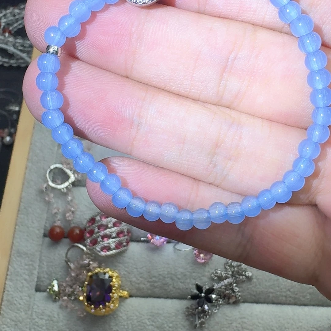 托帕石戒指银S925镶嵌