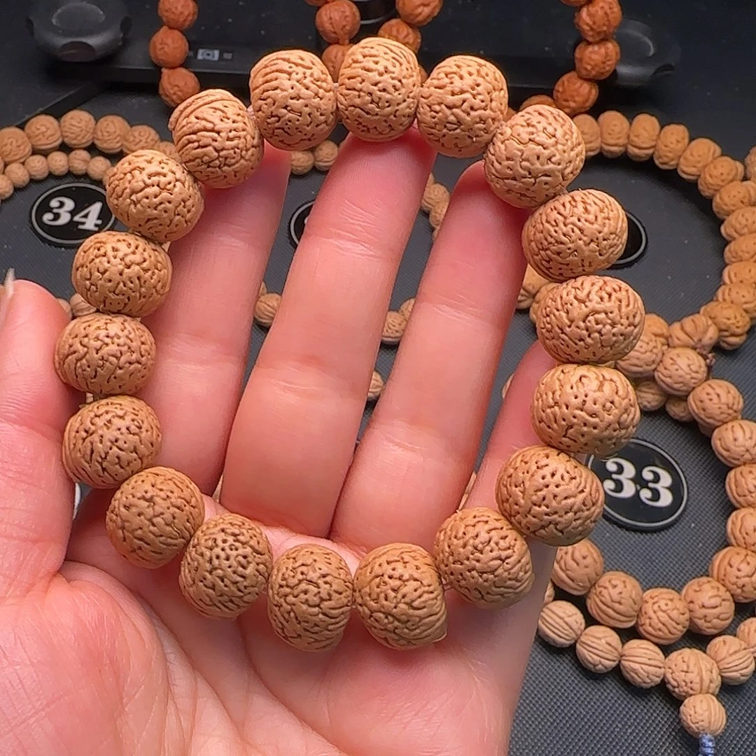 手串桃核超密蚂蚁纹儿