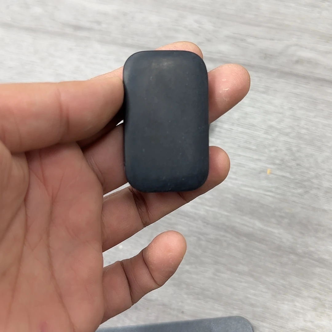 把件白玉菩提和田墨玉无事牌