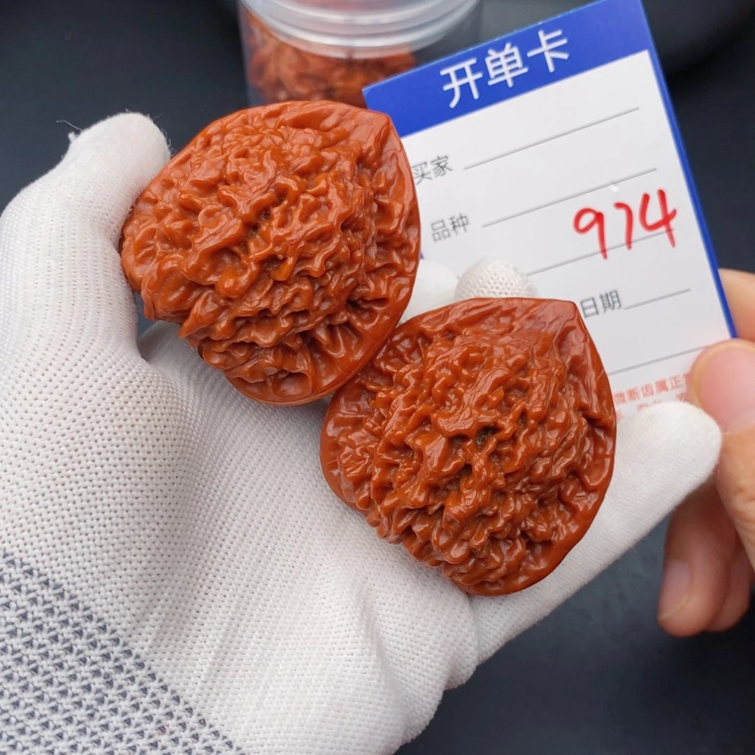 文玩核桃把件47官帽974