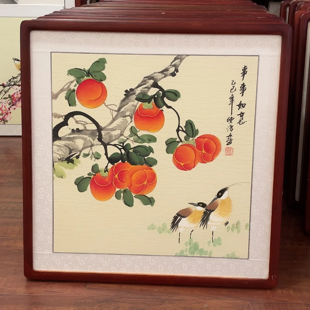 国画带框尺寸63*63厘米