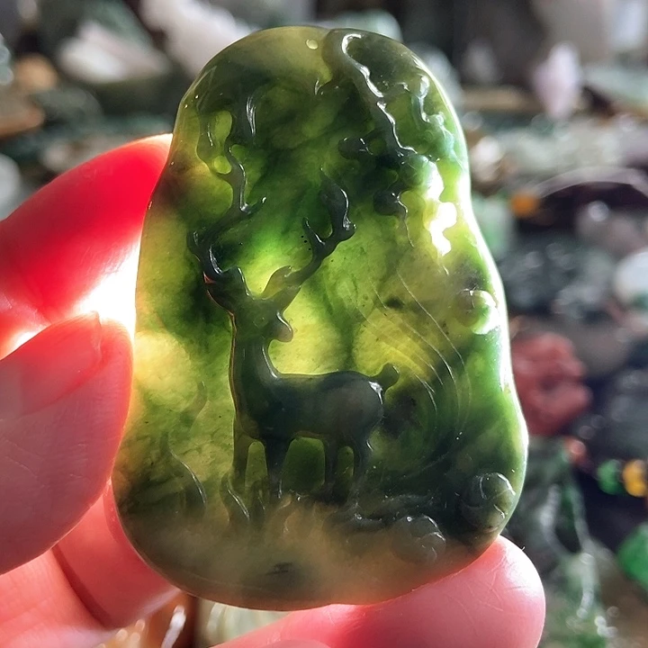 翡翠吊坠(不含链)未镶嵌