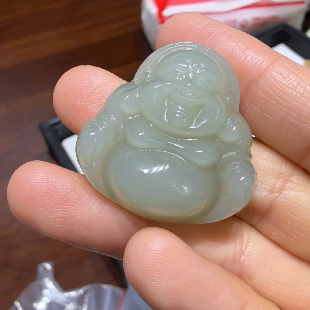 和田玉未镶嵌颈饰新疆料佛公TZ多样性拍一发一