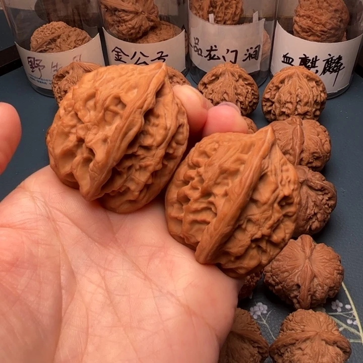 吊坠文玩核桃40全品大沽石