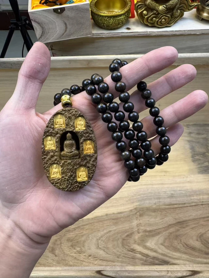 增香沉香木【闪购商品】无相佛吊坠