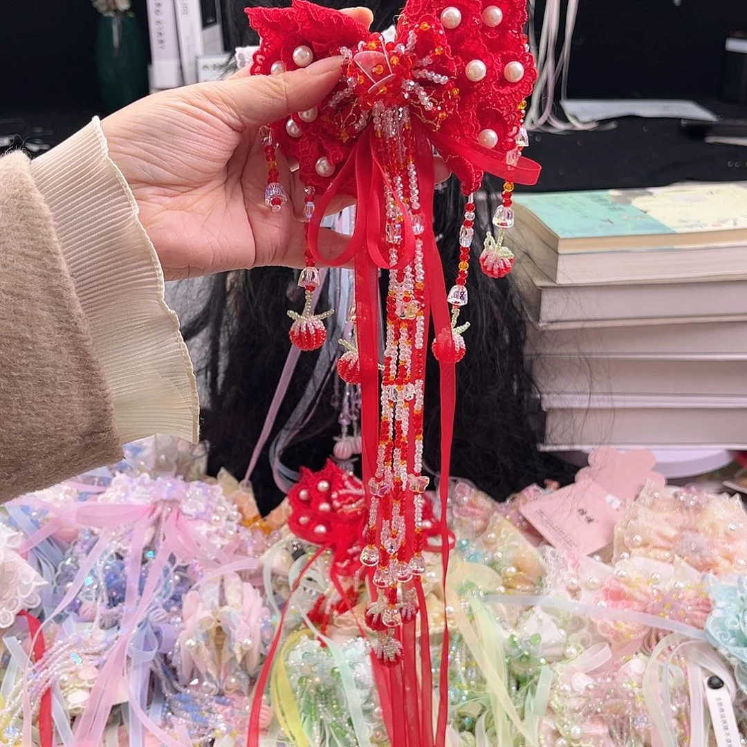 非金属大红重工短流苏6弹一只