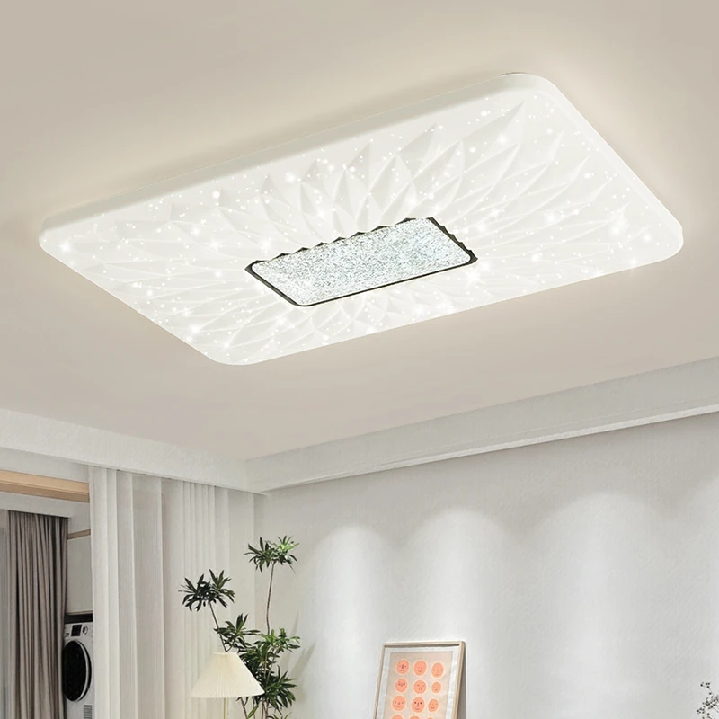 2025新款led吸顶灯客厅灯简约现代大气家用卧室灯创意长方形灯具