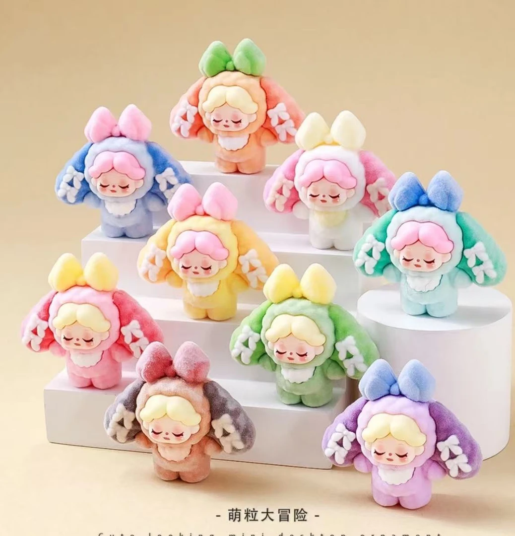 （直播代拆）植绒垂耳蝴蝶结温迪萌粒树脂桌面车载DIY摆件对对碰