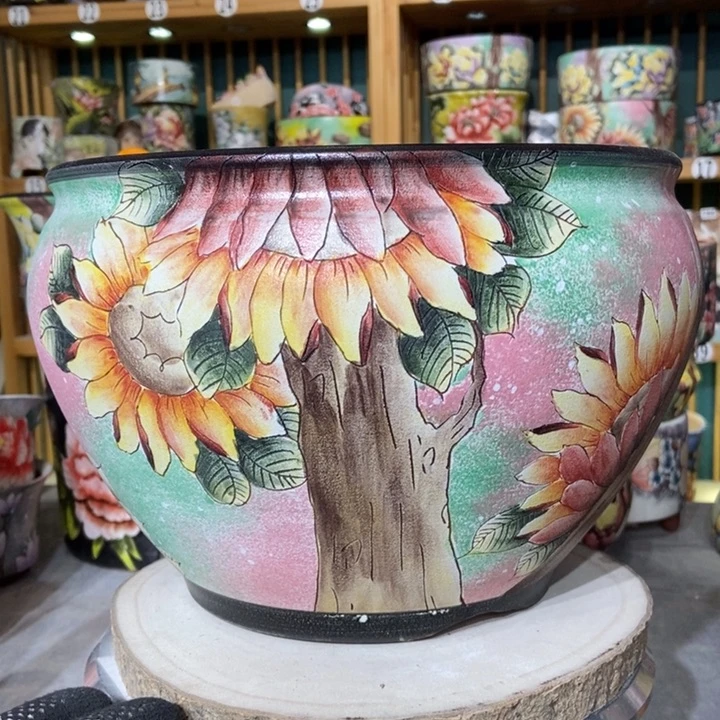 红陶景德镇艺术手绘作品