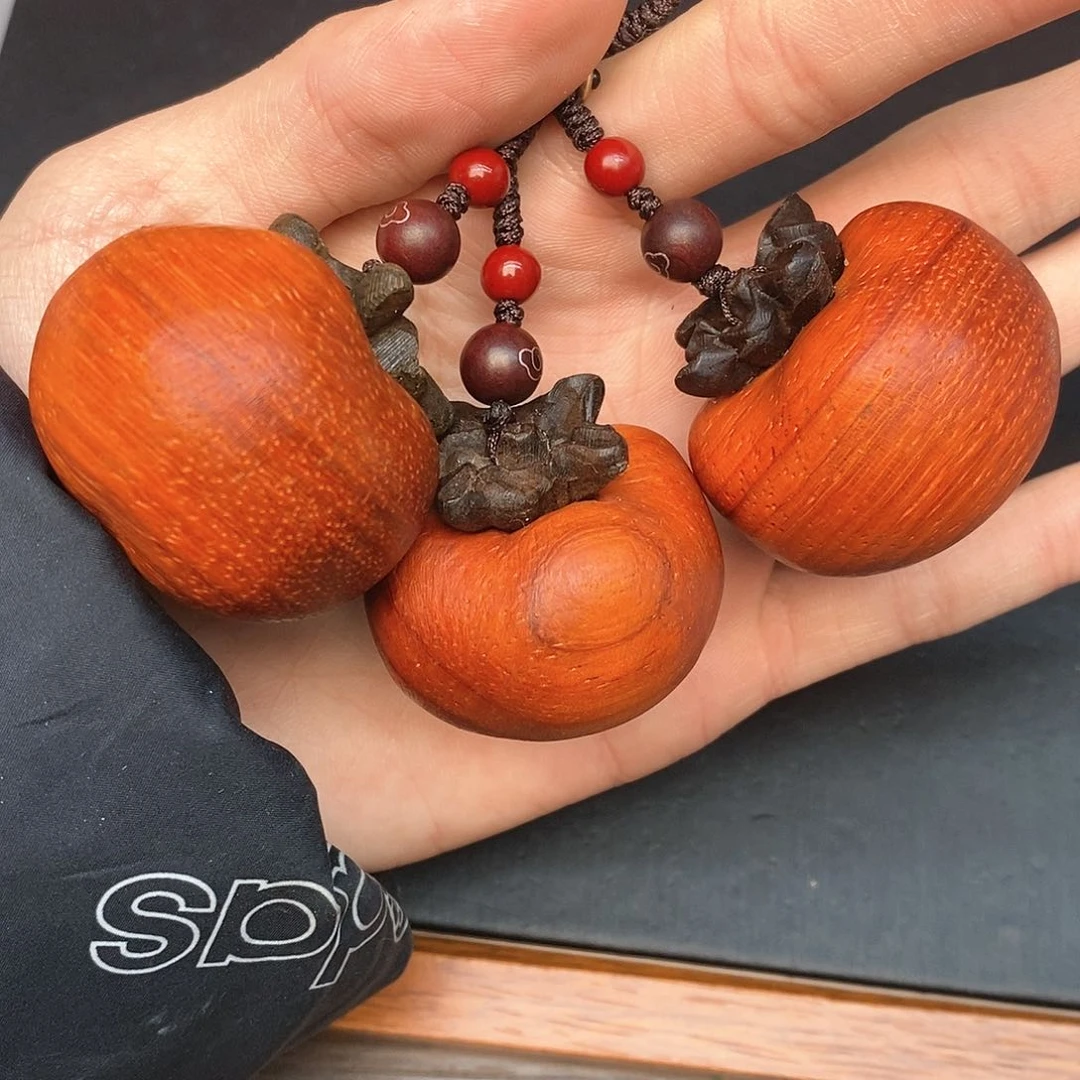 水晶手链未镶嵌26事事顺心柿子