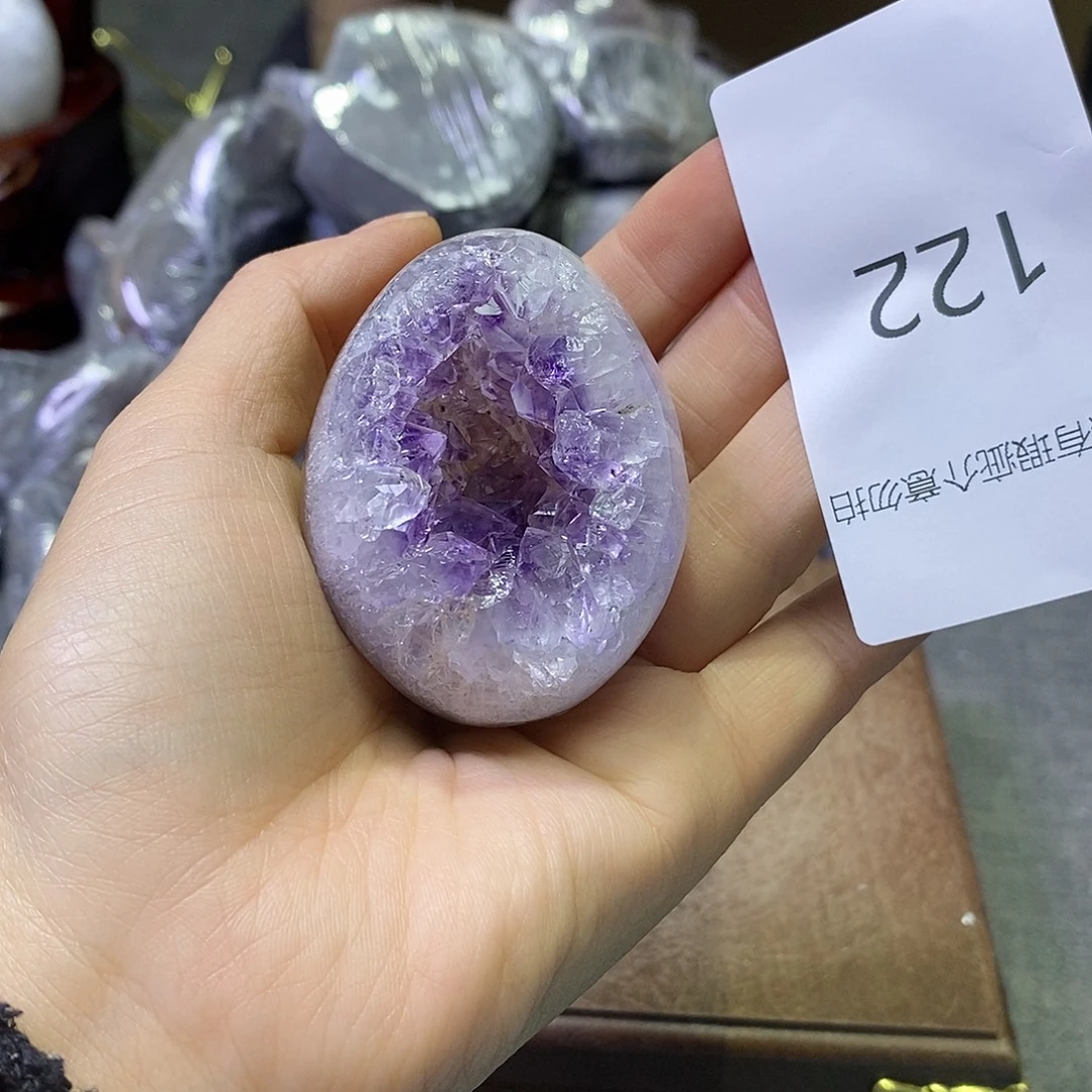 紫晶珠宝半成品未镶嵌