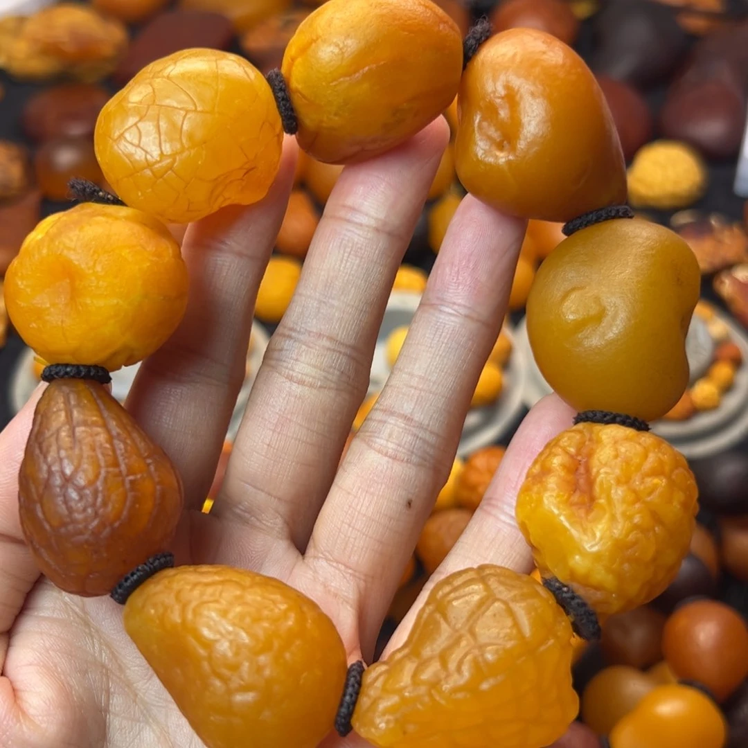 琥珀裸石未镶嵌天然蜜蜡