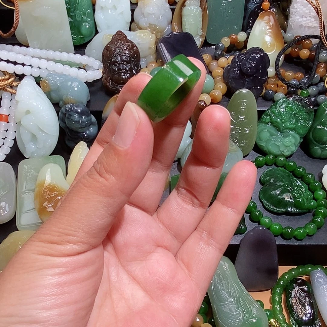 和田玉挂件未镶嵌可*