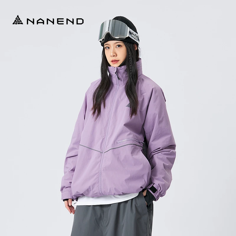 南恩滑雪服单板双板防水滑雪衣美式专业雪服