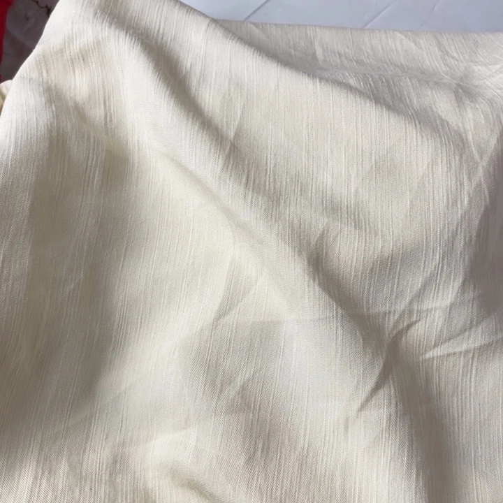 天丝（莱赛尔纤维）米色竹节麻1米
