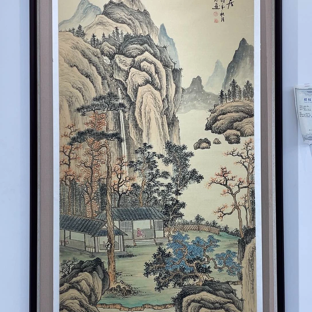 国画凌行志手绘作品