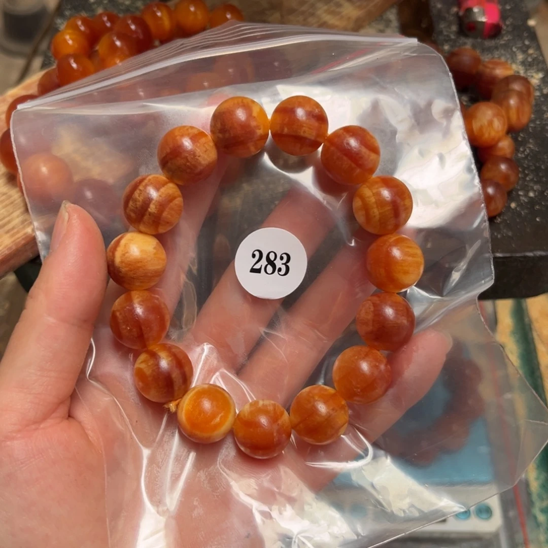 松木（琥珀木）手串/手链浅**光1.5规格283