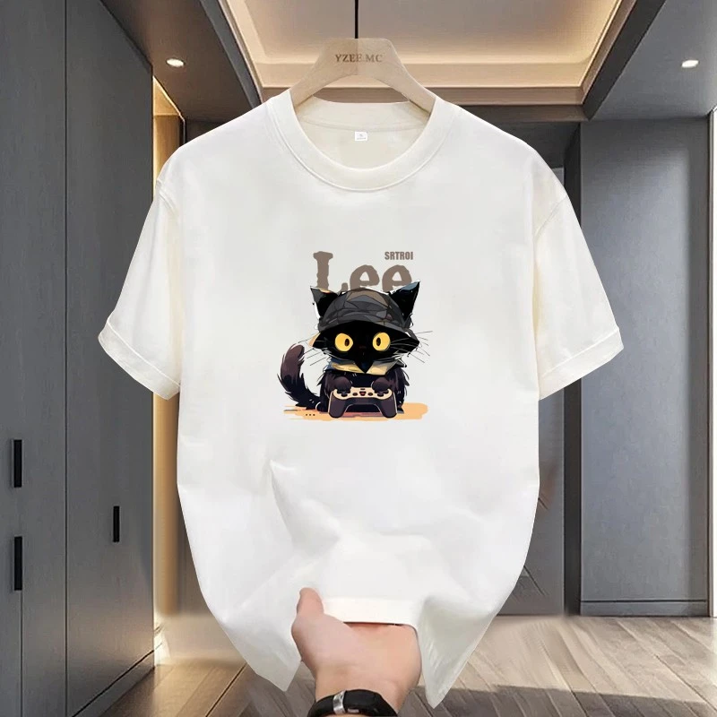 【香港DcSU&Shoes官方正品】夏季高档纯棉短袖T恤男士宽松印花半袖