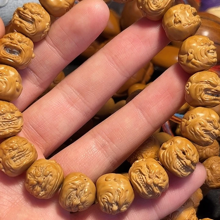 橄榄核手串/手链猴头精工恶僧