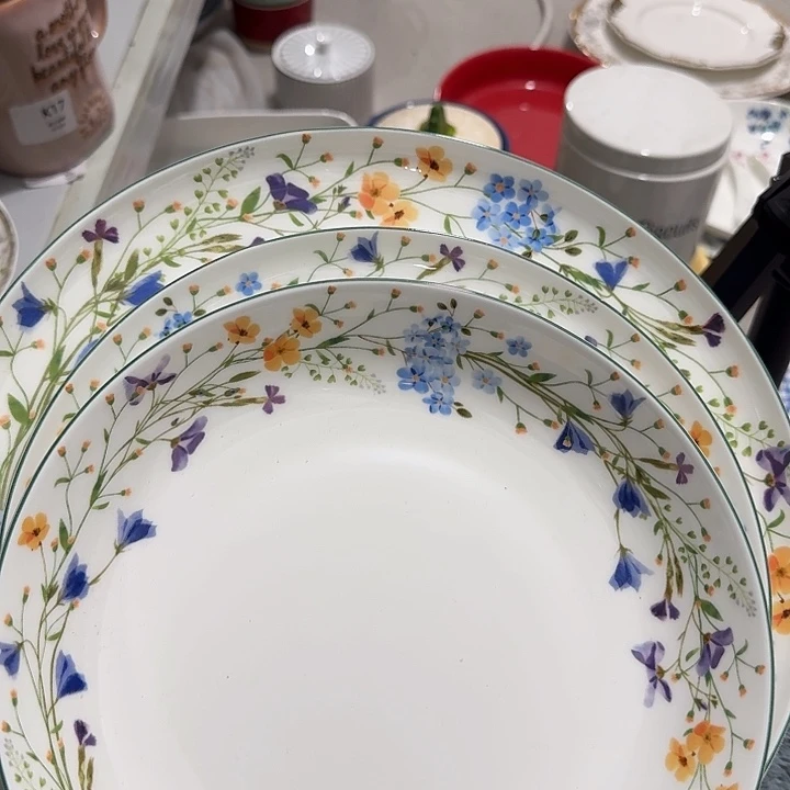 微瑕mikasa高骨釉中彩三件套