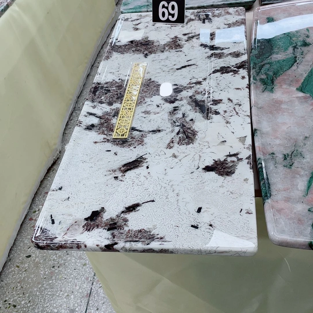 A***r天然奢石雪山蓝茶盘80*35
