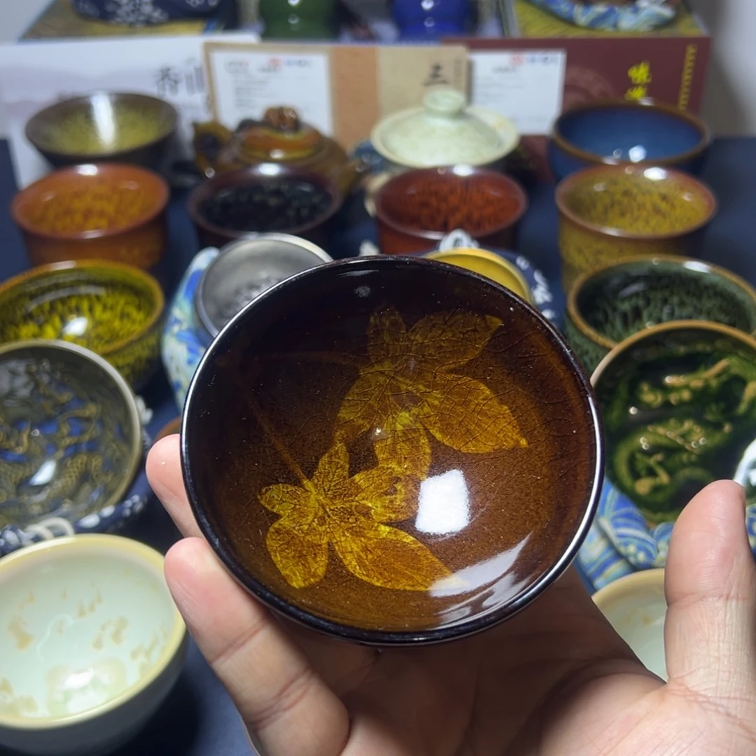 茶盏建阳建盏喝茶主人杯