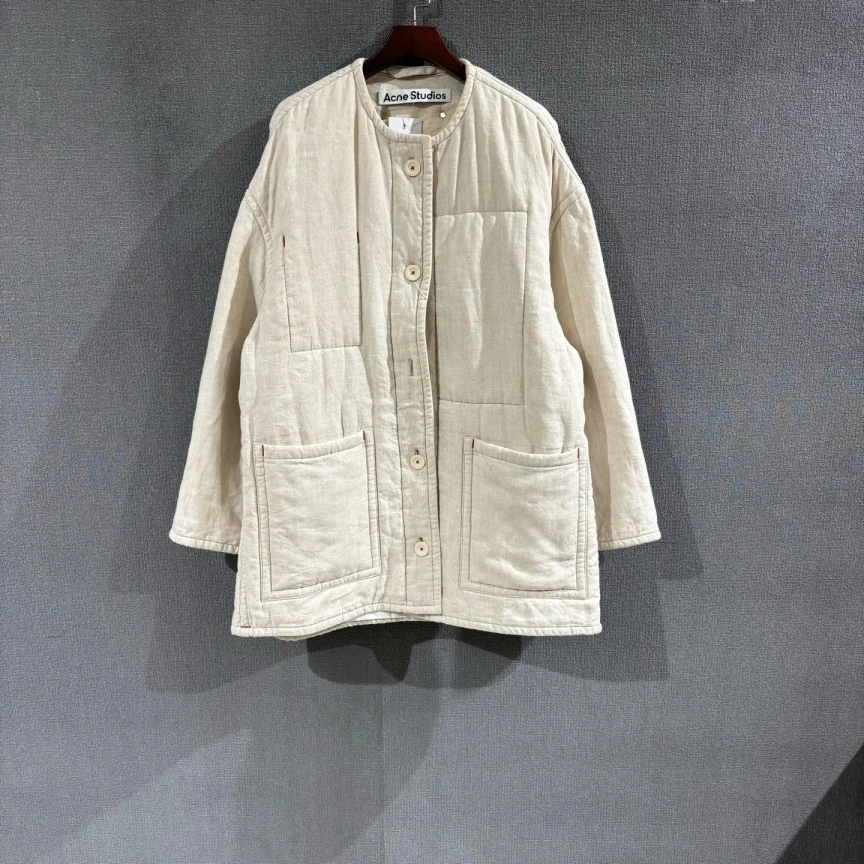 99新 Acne studio （pm）亚麻棉服外套 xxs/xs码/2734