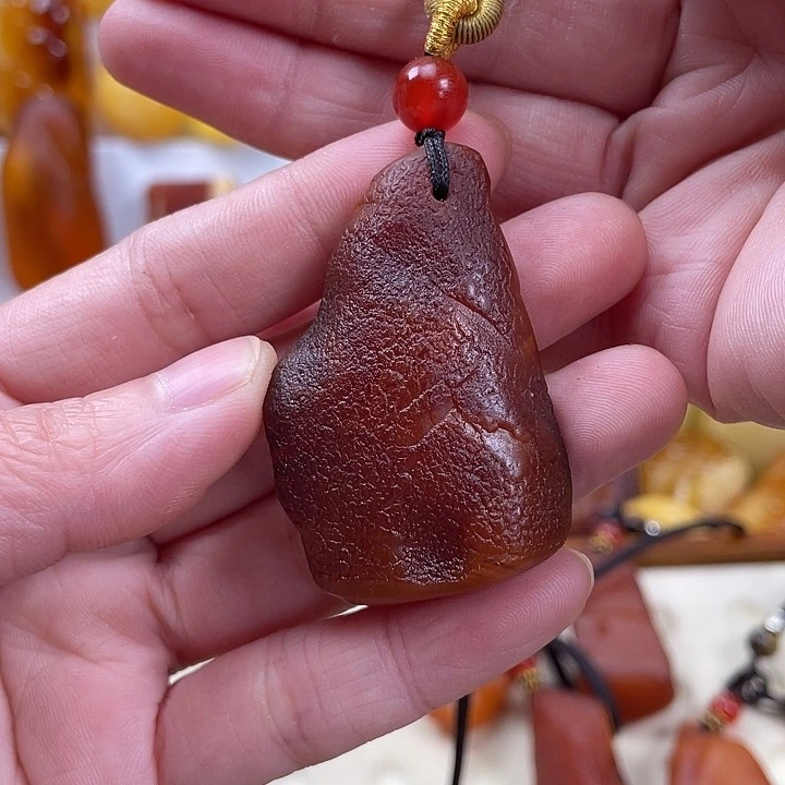 蜜蜡项链未镶嵌12.3克