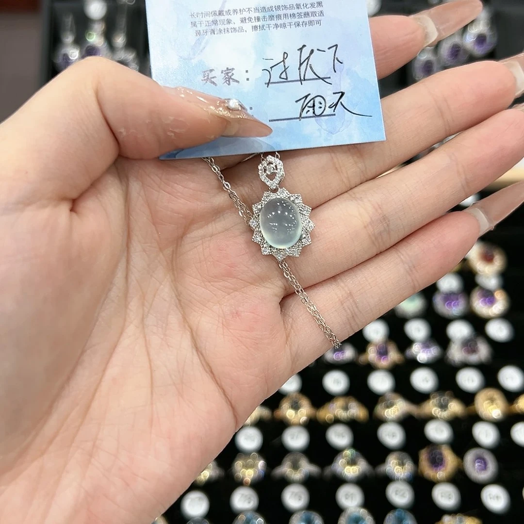 紫晶戒指银S925镶嵌戒指