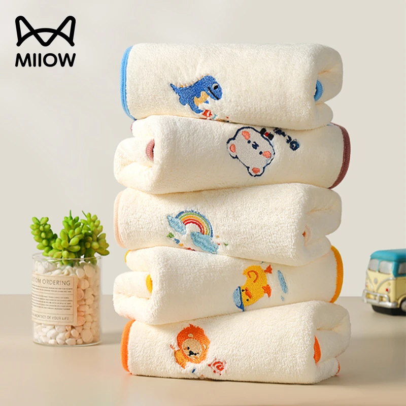 猫人小方巾A类细腻超软比纯棉吸水新生儿童洗脸毛巾婴儿宝宝童巾