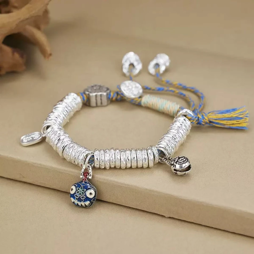 足银银制品 吞金兽盘缠 076