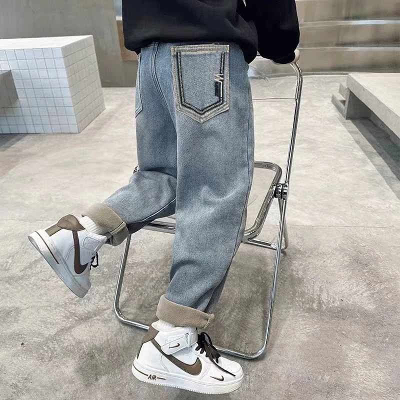 【小高货】新款老爹牛仔裤2025中大童帅气简约韩版