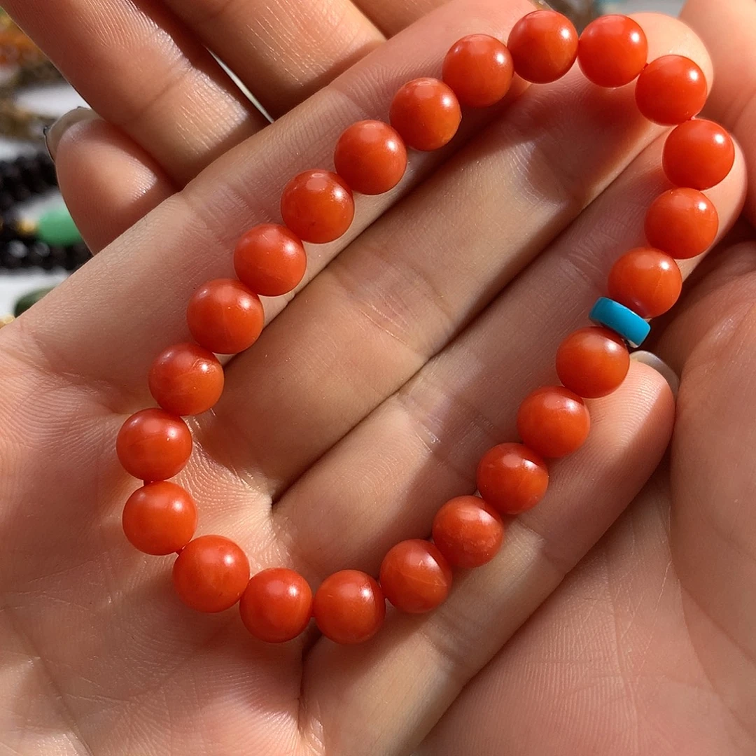 南红玛瑙未镶嵌颈饰南红手串
