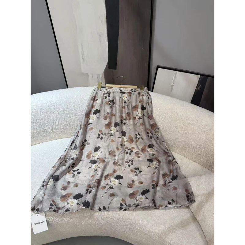 2722【PINGJIE】2025高货半裙）韩版时尚休闲潮流舒适百搭洋气裙子