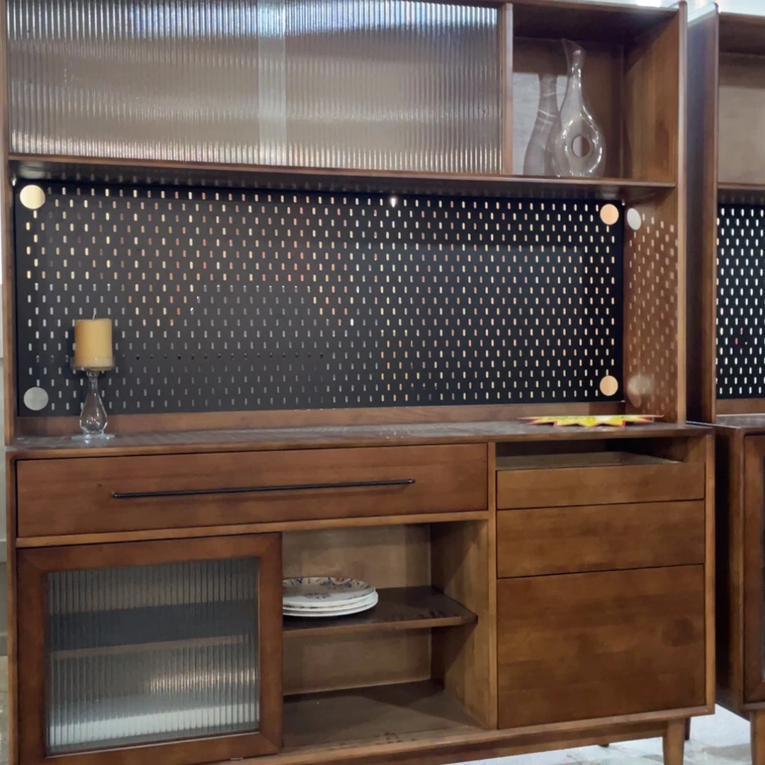 木新西兰进口松木餐边柜1.5