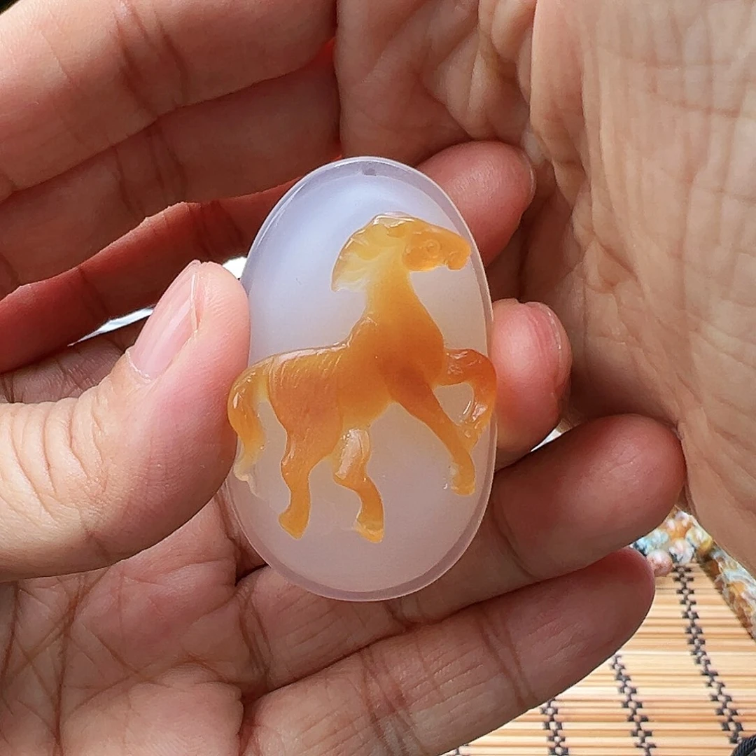 未镶嵌玛瑙/玉髓珠宝半成品