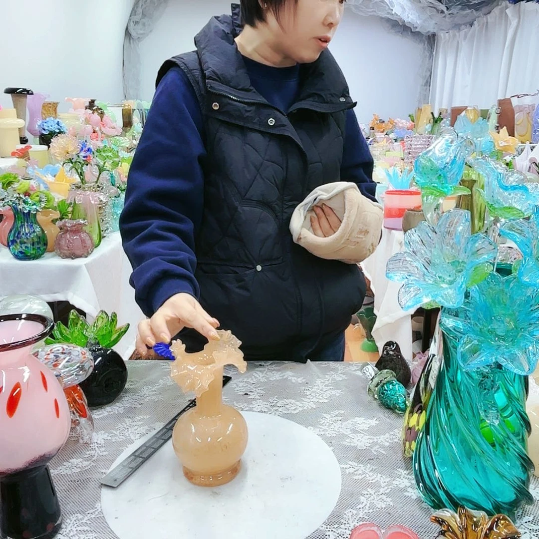 福利不退不换琉璃花瓶艺术品