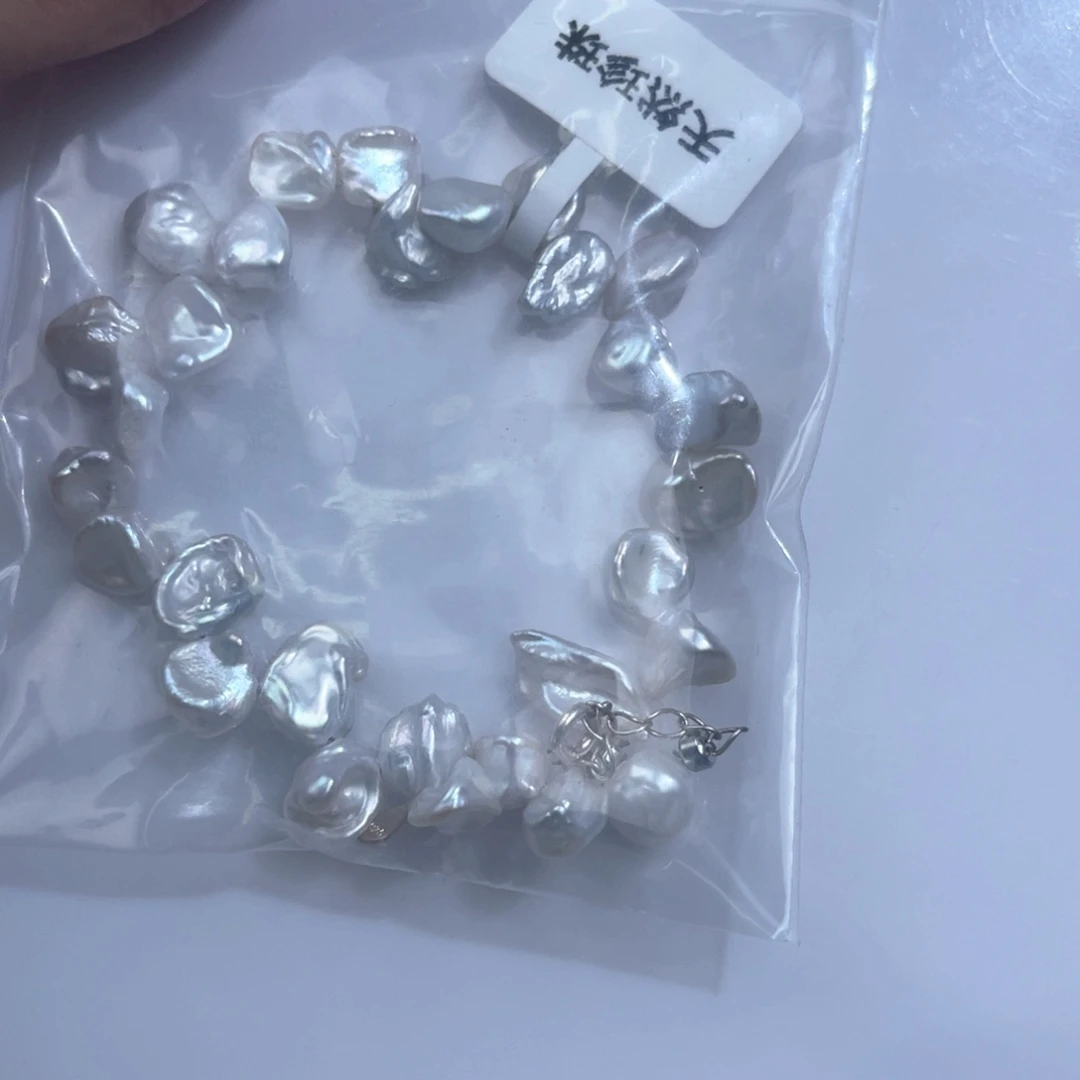 做***️银S925镶嵌耳饰淡水珍珠