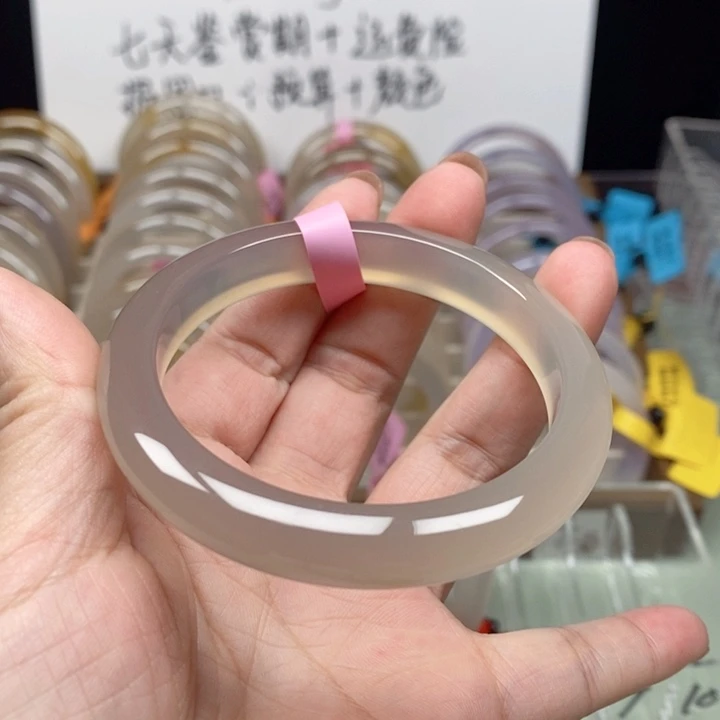 玛瑙/玉髓未镶嵌手镯078