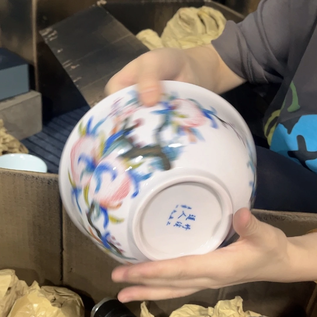 摆件/////景德镇陶瓷器。碗。红。