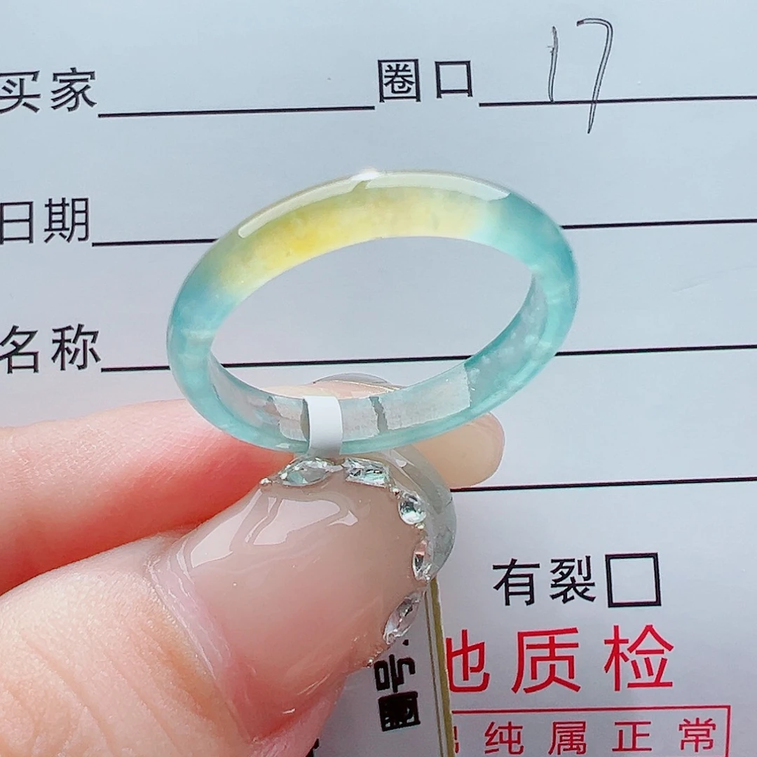未镶嵌戒指翡翠北*戒圈