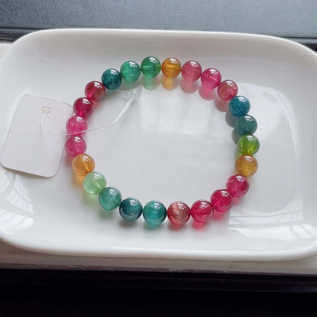 碧玺手链未镶嵌8.3mm左右