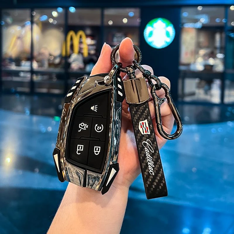 适用凯迪拉克ct5钥匙套2025新款xt5高级感xt4男ct6刀锋xt6车壳包